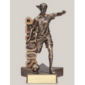 Female Soccer Billboard Resin Series Trophy (8.5")